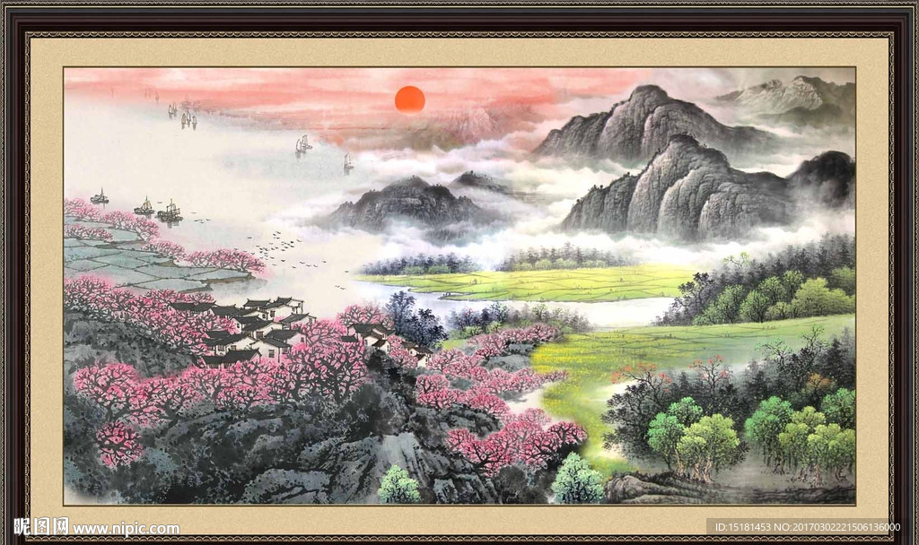 国画山水