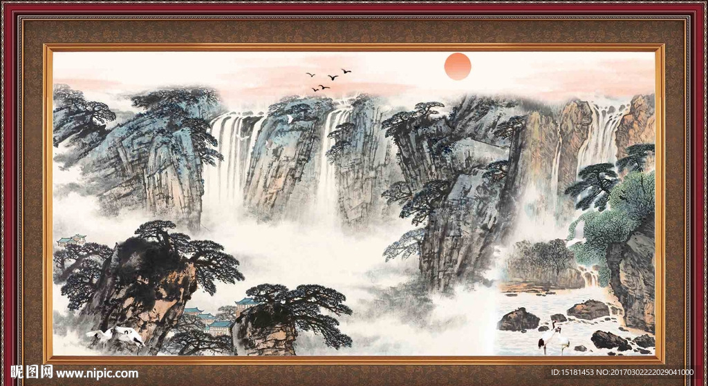 国画山水