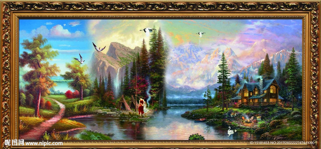 风景油画