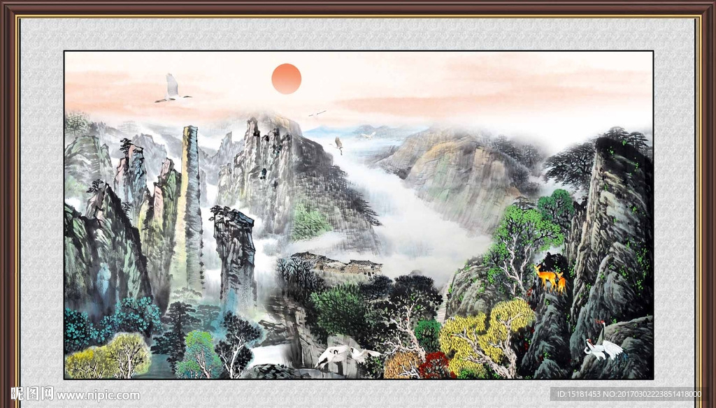 国画山水