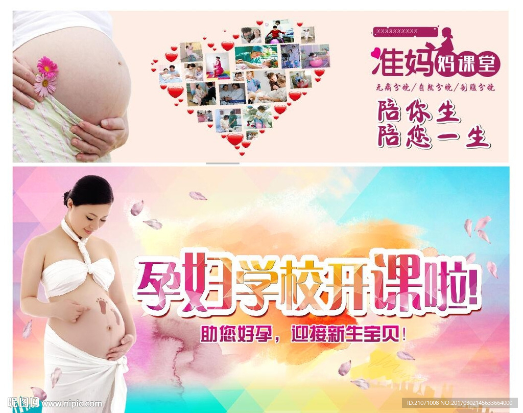 孕妈妈海报  孕妈妈展板