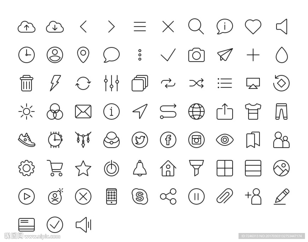 常用ICON