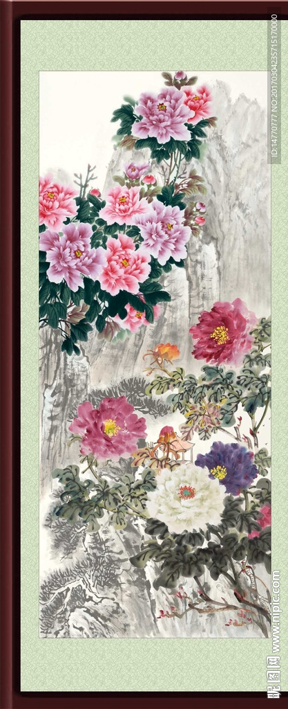 国画牡丹