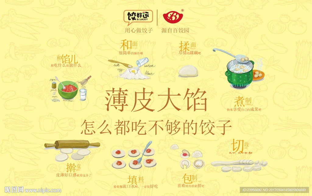 饺子海报