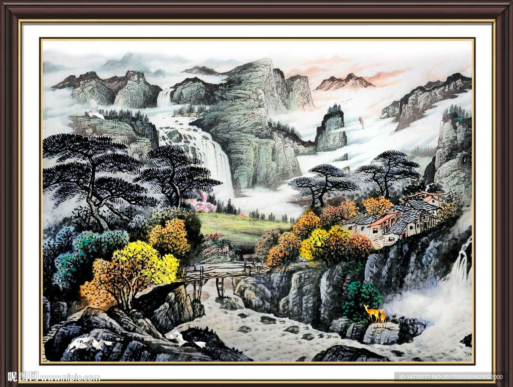 国画山水