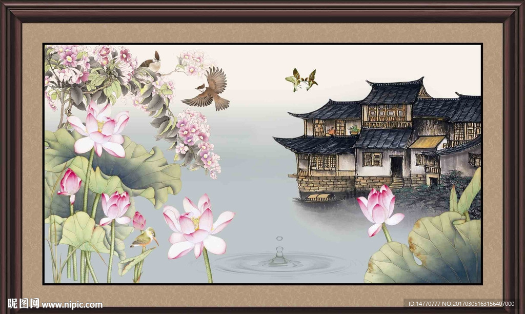 荷花江南
