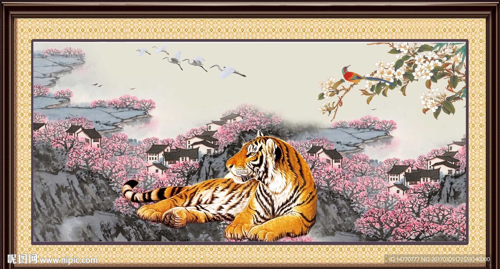 国画老虎