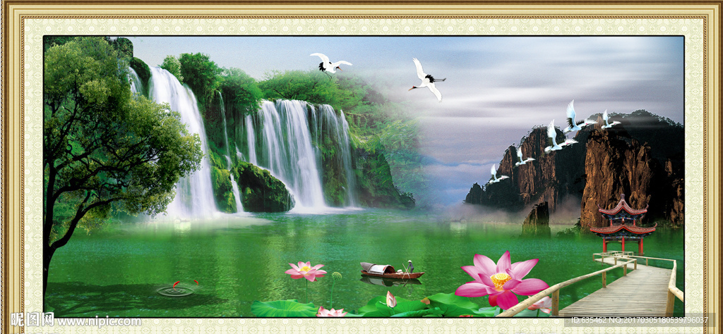 山水风景图