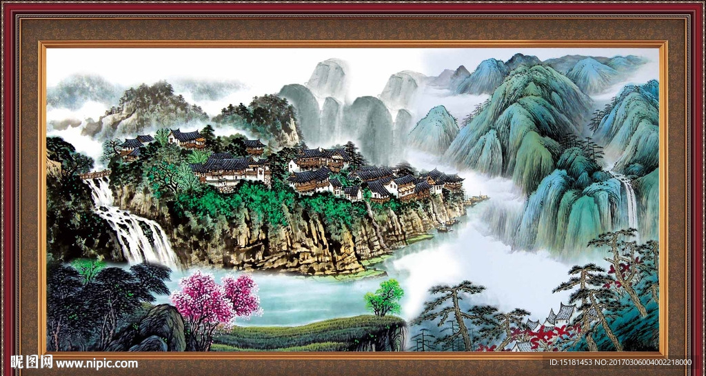 山水国画