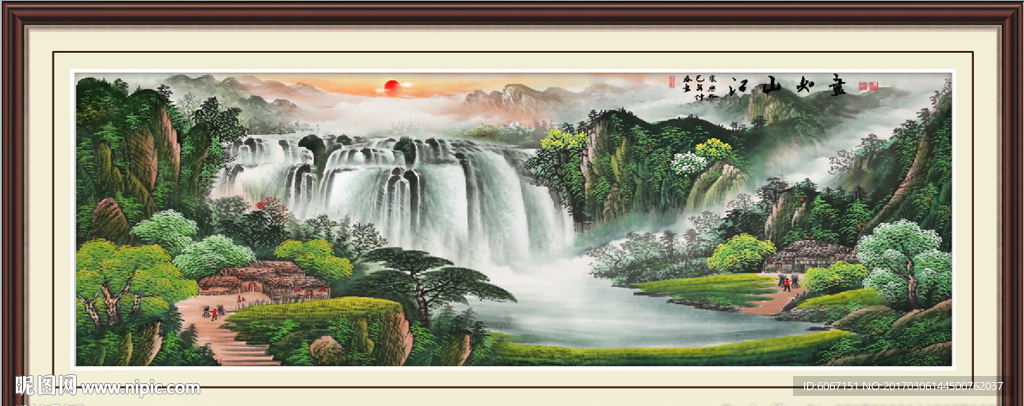 聚宝盆油画