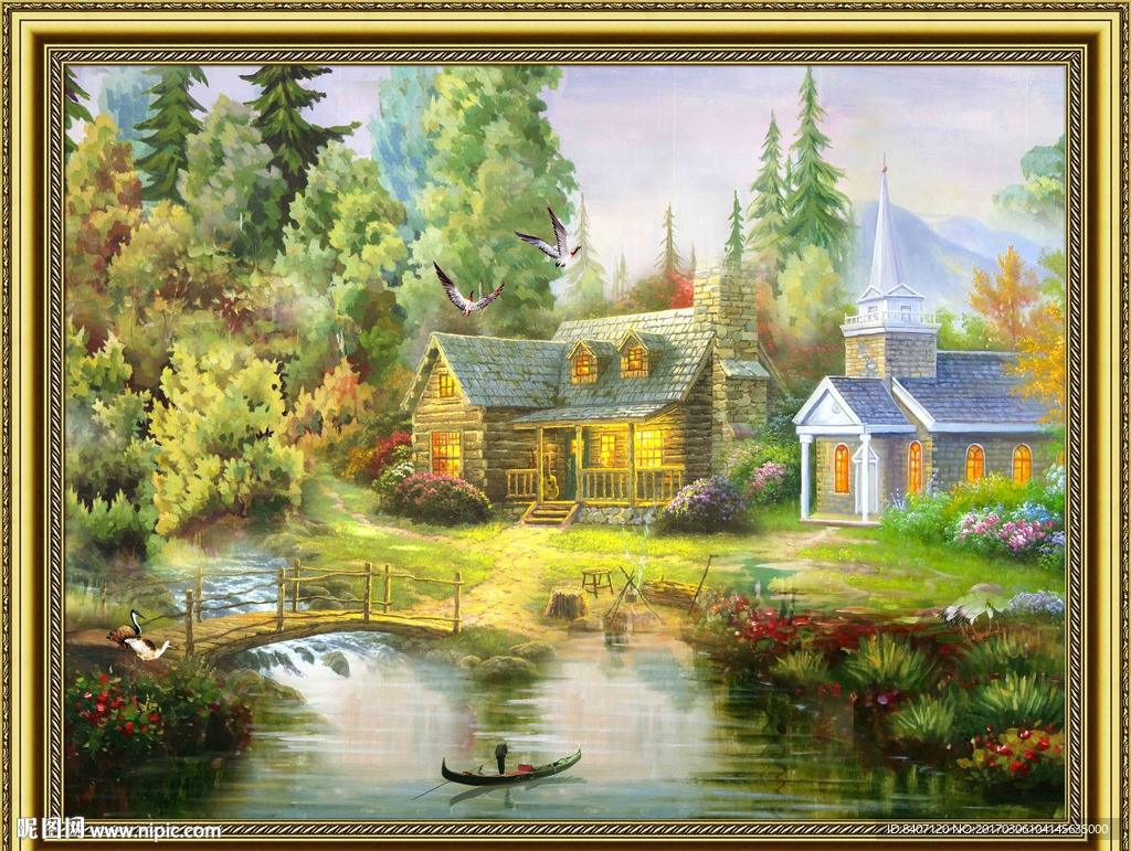 风景油画