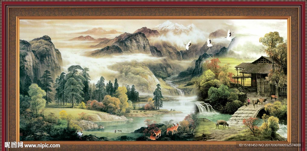 国画山水