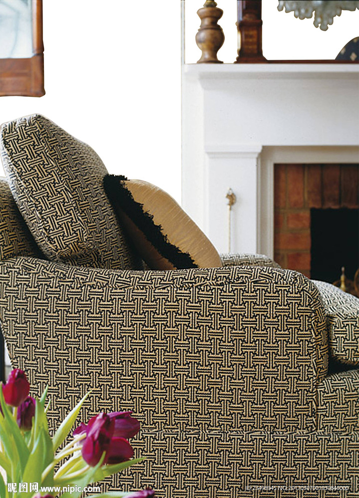 墙纸效果图psd分层