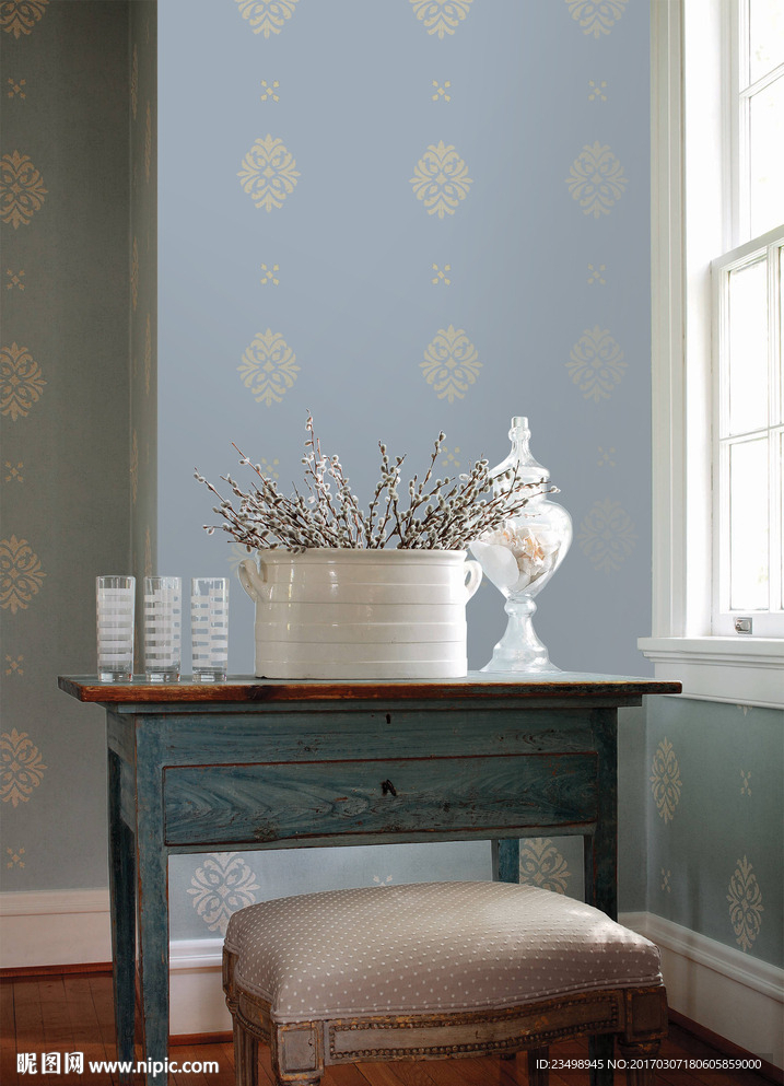 墙纸效果图psd分层