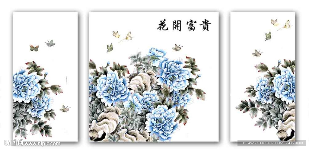 工笔牡丹