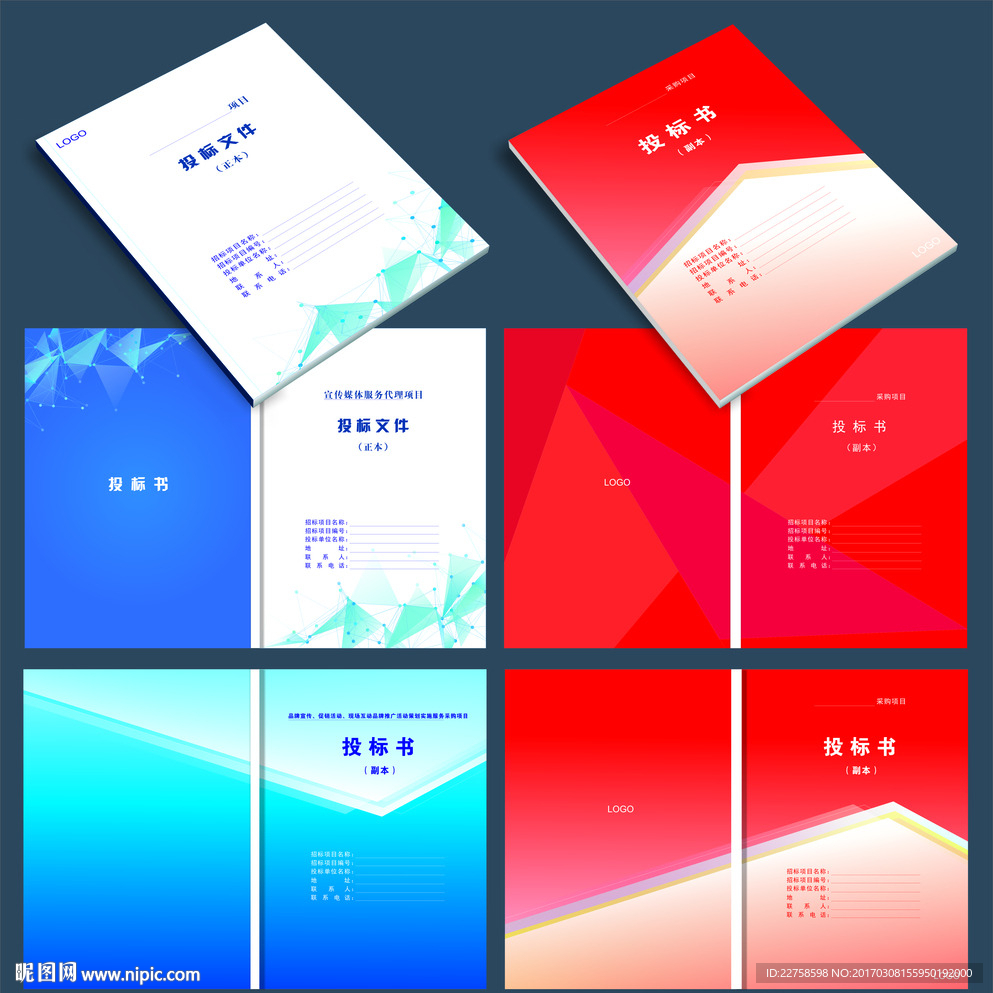 投标书封面