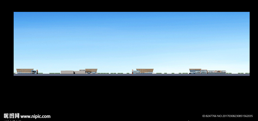 立面建筑效果图