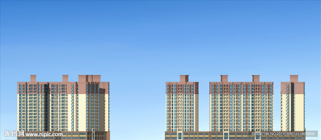 立面建筑效果图