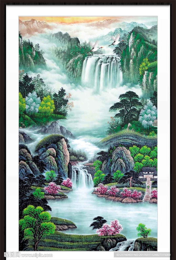 巨幅山水画