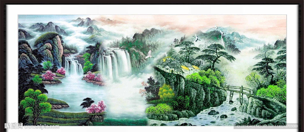 国画山水