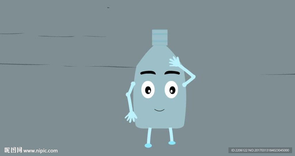 环保水瓶的动画flash一分钟