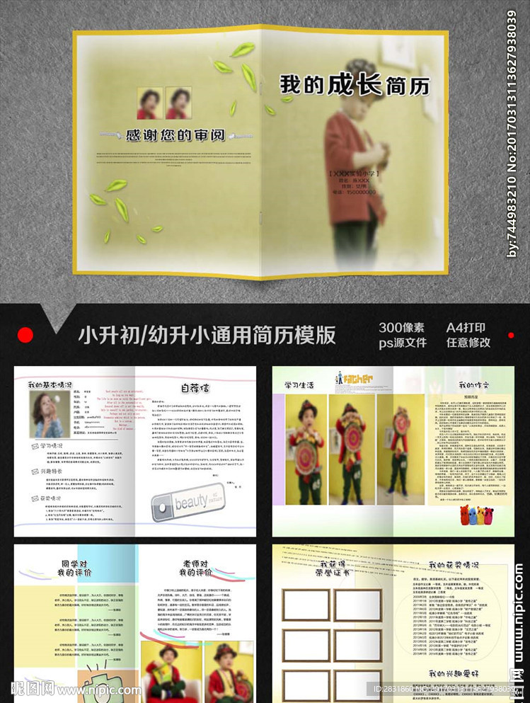 小升初简历