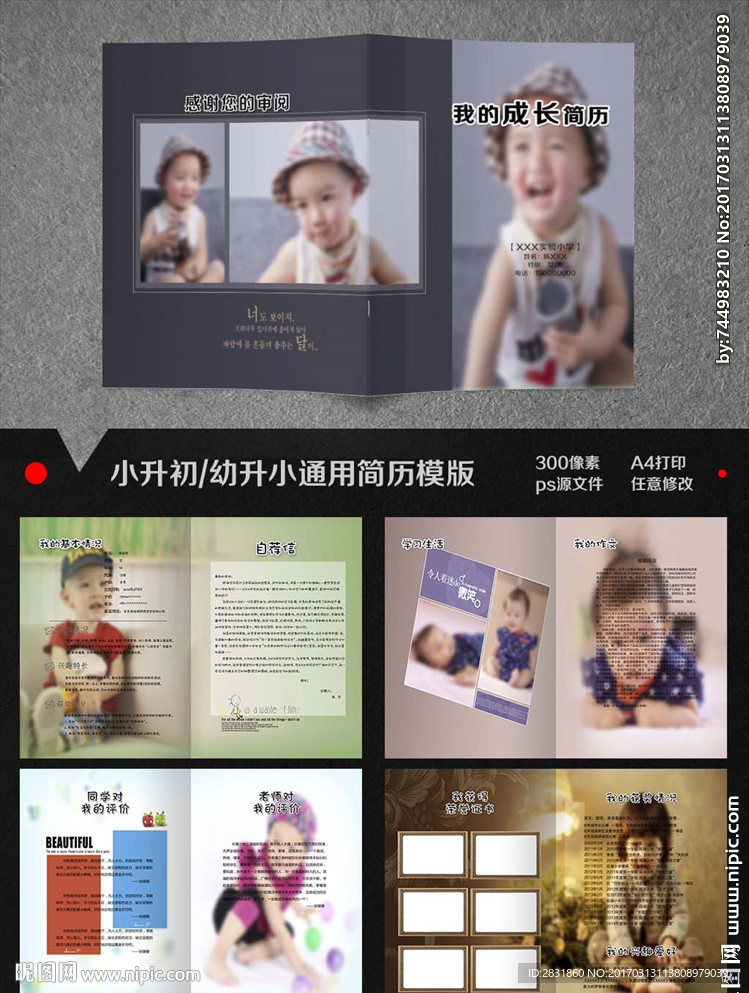 小升初简历