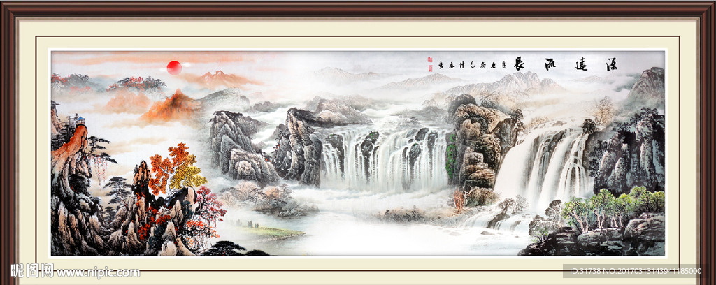 客厅山水画