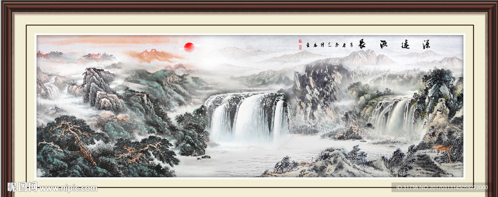 客厅山水画