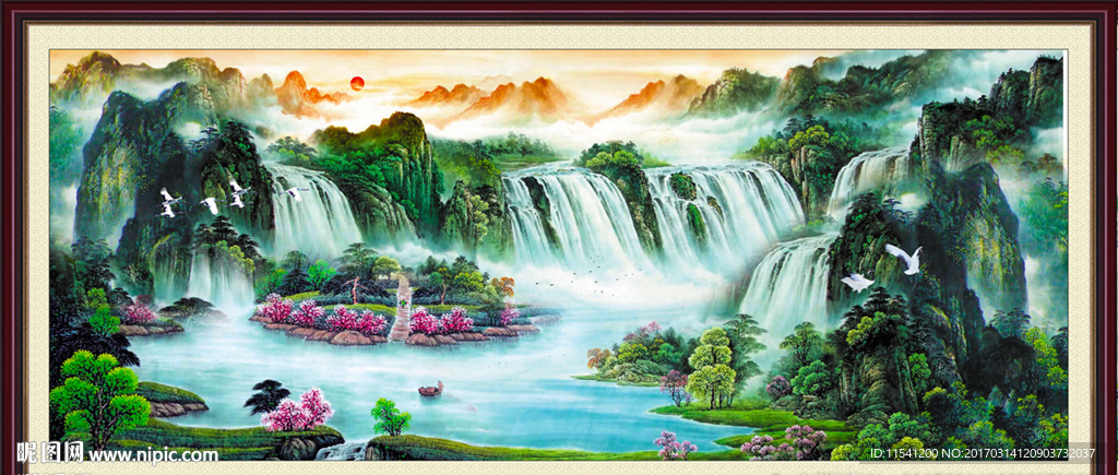 水国画图