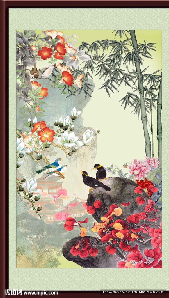 花鸟工笔画