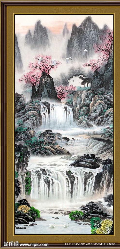 巨幅山水画