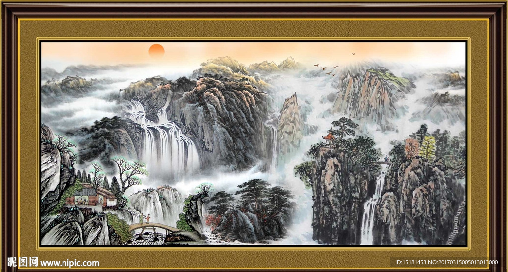 国画山水