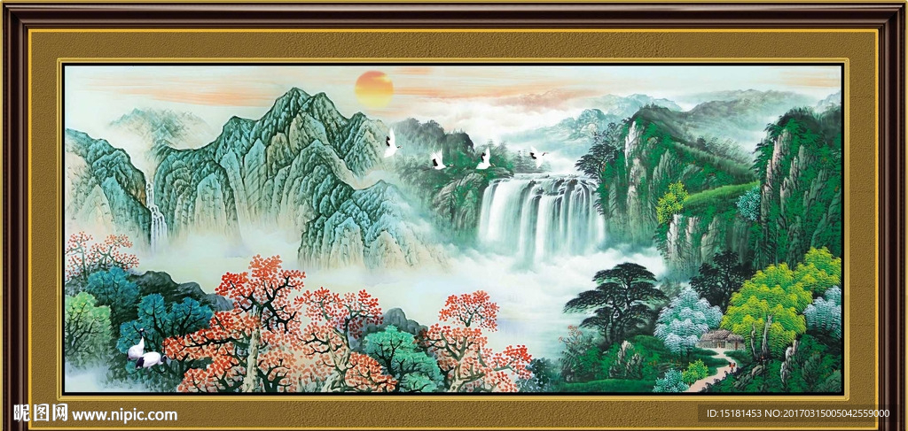 山水国画