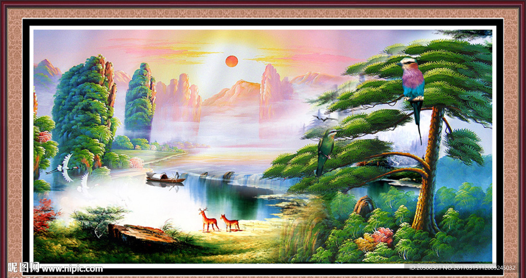 油画风景