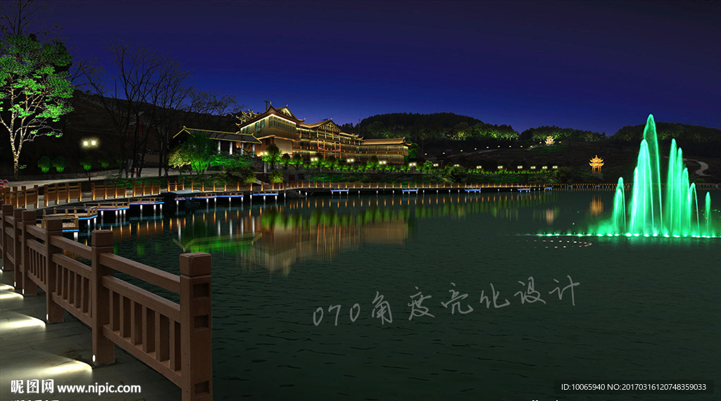 亮化设计灯光设计沿河夜景设计