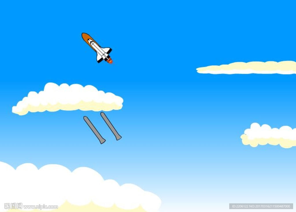 火箭升空模拟动画30秒