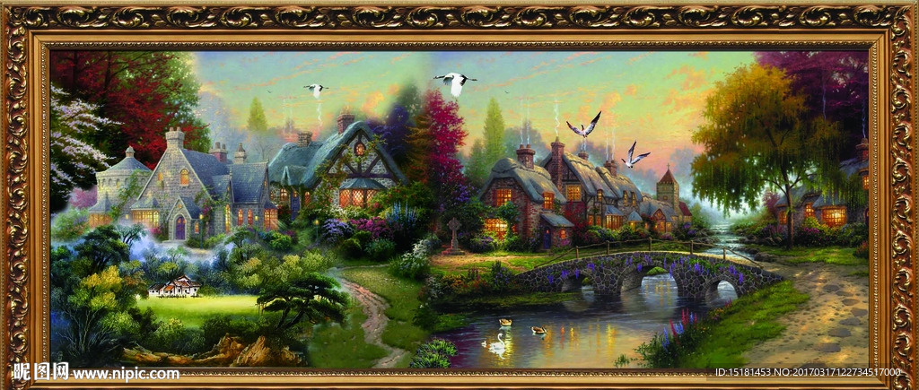 风景油画