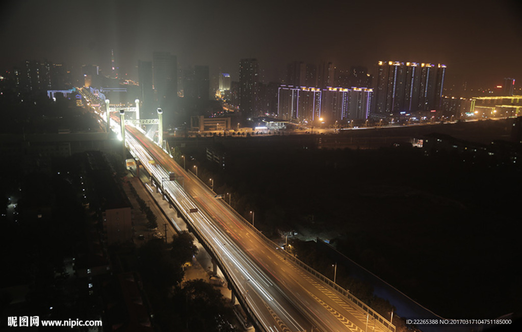 城市夜景延时