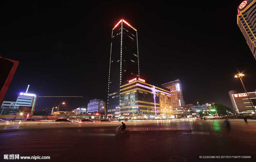 城市夜景延时