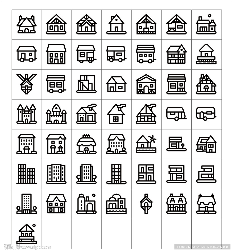 房屋类型图标