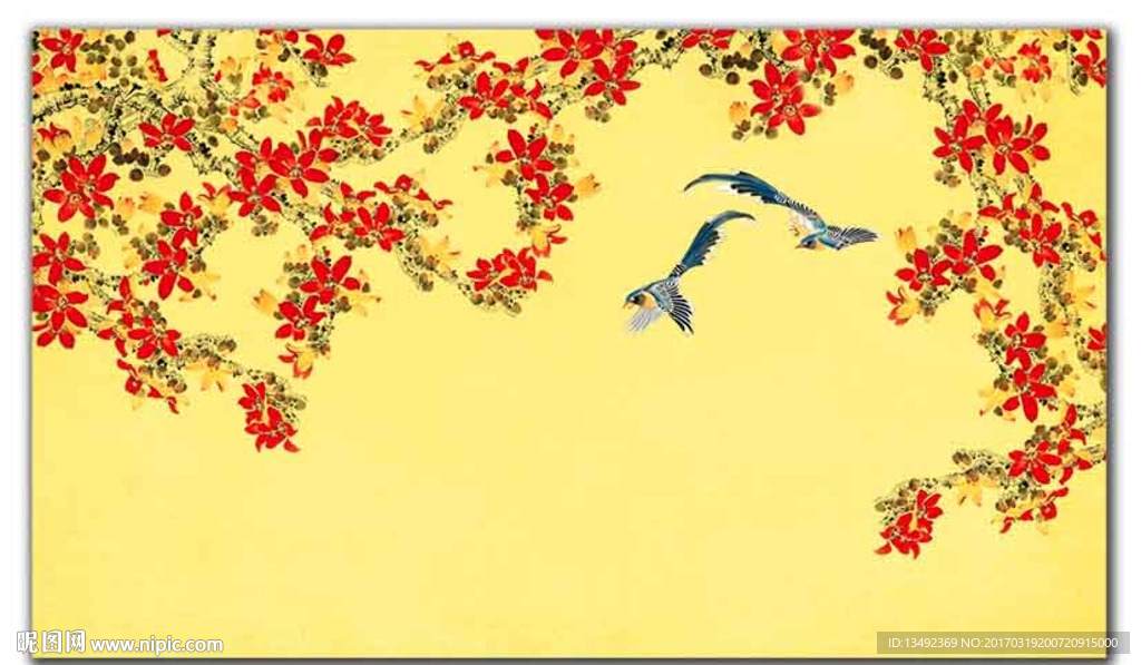 国画花鸟图