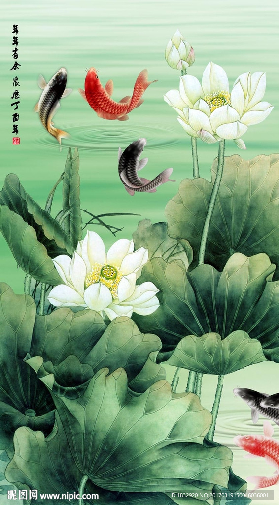荷花图