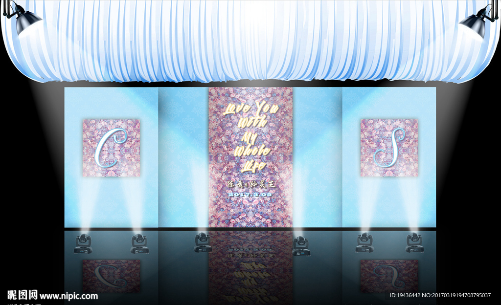 西式婚礼效果图