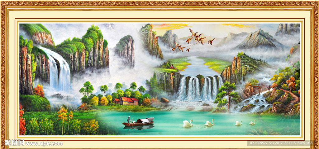 山水挂画