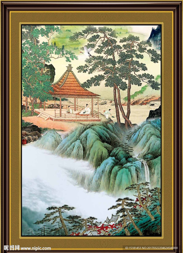 巨幅山水画