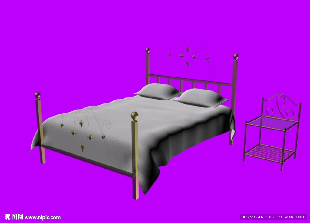 床模型