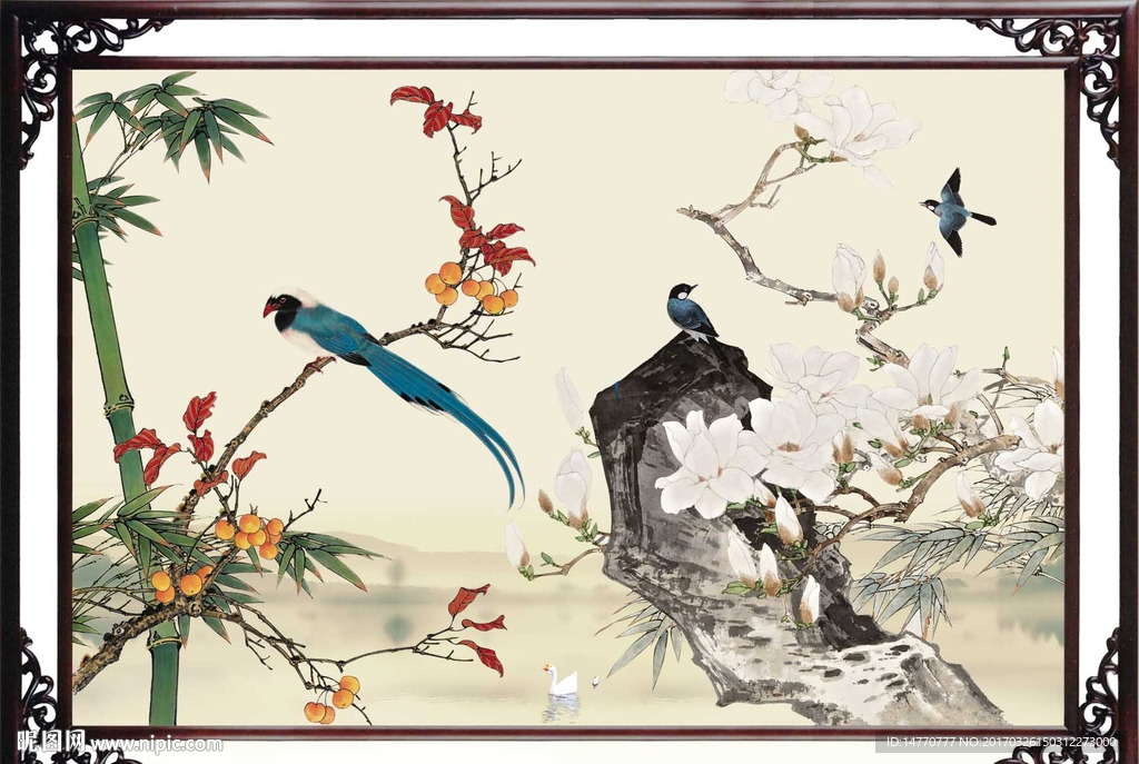 工笔画花鸟