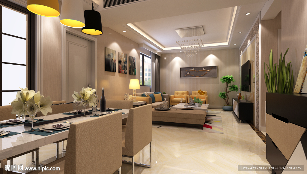 欧式 简约 高档 环境设计 室