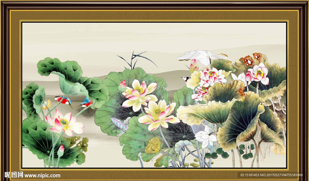 荷花图